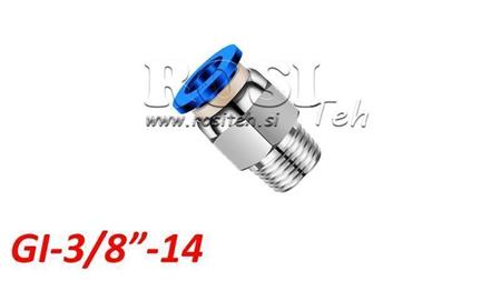 PNEUMATISK PLUG RETTET FORBINDELSE TPA MED TRÅD GI-038-14