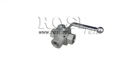ΧΕΙΡΟΚΙΝΗΤΗ ΒΑΛΒΙΔΑ 3-ΔΡΟΜΩΝ RS3 1/4 - 500BAR - 25 λίτρα