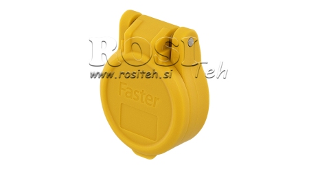 GUL BESKYTTENDE DEKSEL PVC HUNN RASK KOBLING PUSH PULL