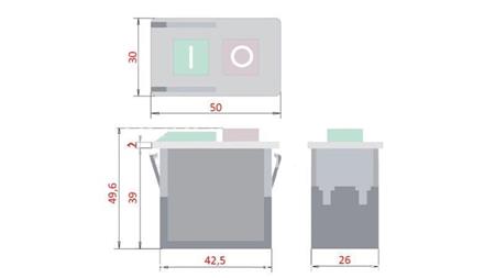 ΔΙΑΚΟΠΤΗΣ on/off 5E4 250V 6A