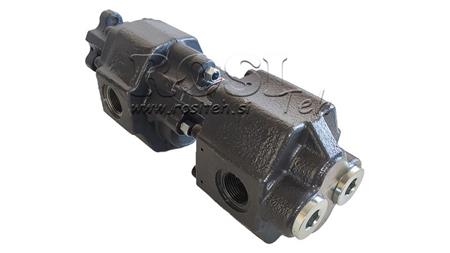 ΥΔΡΑΥΛΙΚΗ ΑΝΤΛΙΑ ΧΥΤΡΟΥ ΣΙΔΗΡΟΥ TANDEM 60 60cc-200 bar ΑΝΑΠΛΗΡΩΣΙΜΗ