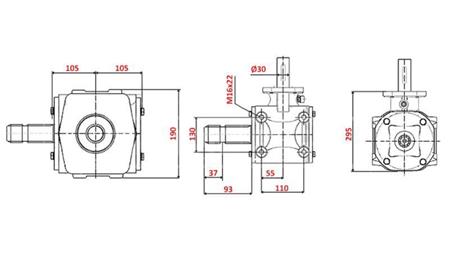 ΓΩΝΙΑΚΟΣ ΜΕΙΩΤΗΣ 1:1.56 (56HP-43kW)