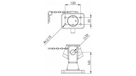 ΣΥΝΔΕΣΜΟΣ ΣΤΗΡΙΞΗΣ ΗΜΙΚΥΚΛΙΚΟΣ IGM-GA276-C