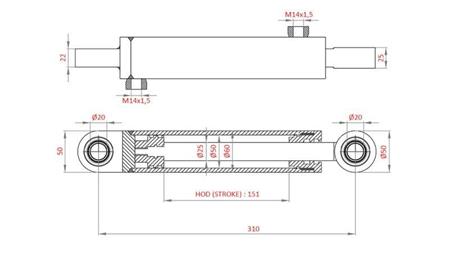 ΥΔΡΑΥΛΙΚΟΣ ΣΤΕΡΕΩΤΙΚΟΣ ΚΥΛΙΝΔΡΟΣ FIAT-NEW HOLLAND OEM-5189995