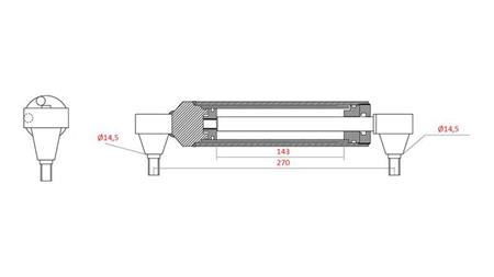 ΥΔΡΑΥΛΙΚΟΣ ΚΥΛΙΝΔΡΟΣ ΔΙΕΥΘΥΝΣΗΣ MASSEY FERGUSON OEM-3401241M91, 0011404U91, 168009M92, 183179M91, 185
