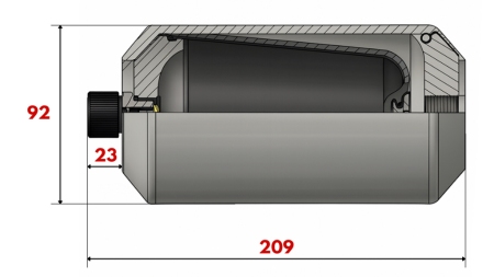 ΥΔΡΑΥΛΙΚΟΣ ΑΚΟΥΜΠΛΑΤΟΡΑΣ 0.7 LIT - M18X1.5