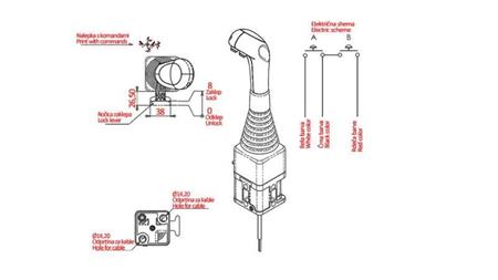 JOYSTICK NIMCO ΓΙΑ ΜΗΧΑΝΙΣΜΟ ΜΠΑΛΑΣ - 2x ΚΟΥΜΠΙΑ