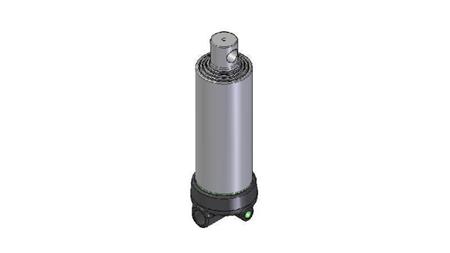 3644F -TELESCOPISK CYLINDER HUL - HUL 4 GRADER SLAG 1050 FI 124