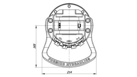 ΥΔΡΑΥΛΙΚΟΣ ΡΟΤΑΤΟΡΑΣ 4500/2500 KG ΜΕ ΑΞΟΝΑ