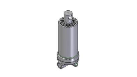 4671F -TELESCOPISK CYLINDER HÅL - HÅL 4 GRADER SLAG 970 FI 170