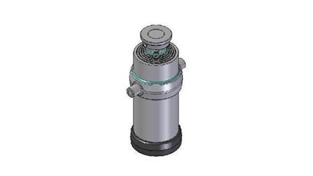5035S -CYLINDER TELESKOPOWY STANDARDOWY/KULKA 5 ETAPÓW SKOKU 2400 ŚREDNICA 215