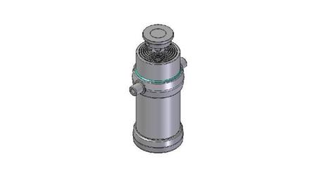 6055S -TELESCOPISK CYLINDER STANDARD/KUGLE 6 TRIN SLAG 2895 DIAMETER 215