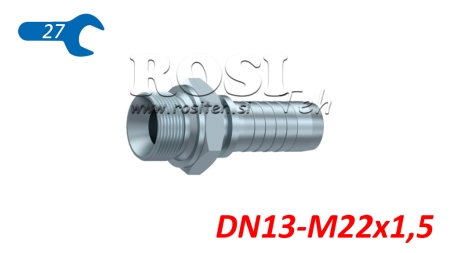ΥΔΡΑΥΛΙΚΗ ΣΥΝΔΕΣΗ BSP ΑΝΔΡΑΣ DN13-M22X1,5