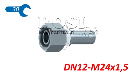 ΥΔΡΑΥΛΙΚΗ ΣΥΝΔΕΣΗ DKOS 16 S ΘΗΛΥΚΟ DN12-M24X1,5
