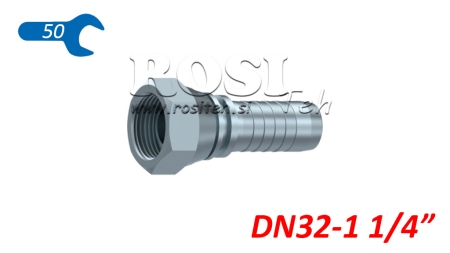 ΥΔΡΑΥΛΙΚΗ ΣΥΝΔΕΣΗ BSP ΘΗΛΥΚΗ DN32-1 1/4