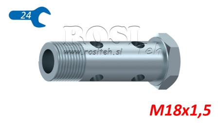 ΥΔΡΑΥΛΙΚΟΣ ΚΟΧΛΙΑΣ ΚΕΝΟΥ ΔΙΠΛΟΣ M18X1.5