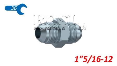 ΥΔΡΑΥΛΙΚΗ ΔΙΠΛΗ ΒΑΛΒΙΔΑ JIC74° 1”5/16-12 1”5/16-12