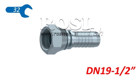 ΥΔΡΑΥΛΙΚΗ ΣΥΝΔΕΣΗ BSP ΘΗΛΥΚΗ DN19-1/2