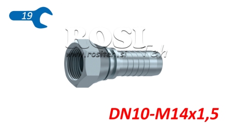 ΥΔΡΑΥΛΙΚΗ ΣΥΝΔΕΣΗ BSP ΘΗΛΥΚΗ DN10-M14X1,5