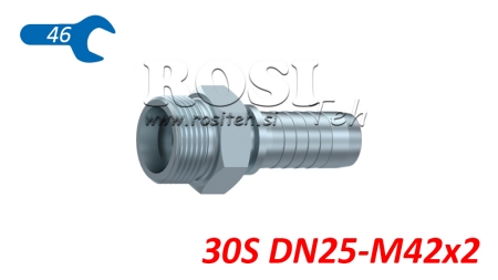 ΥΔΡΑΥΛΙΚΗ ΣΥΝΔΕΣΗ CES 30 ΑΡΣΕΝΙΚΟ DN25-M42X2
