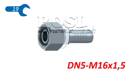 ΥΔΡΑΥΛΙΚΗ ΣΥΝΔΕΣΗ DKOS 8 ΜΕ ΘΗΛΥΚΟ DN5-M16X1,5