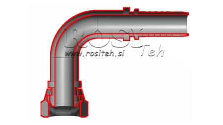 ΥΔΡΑΥΛΙΚΗ ΣΥΝΔΕΣΗ BSP ΘΗΛΥΚΟ ΓΩΝΙΑ 90° DN6-M10X1