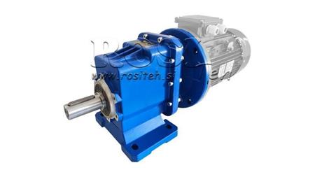 ERC04 REDUCER TIL ELEKTRISK MOTOR MS100 (2.2-3-4kW) FORHOLD 25:1