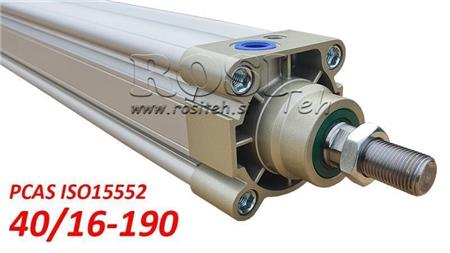 ΠΝΕΥΜΑΤΙΚΟΣ ΚΥΛΙΝΔΡΟΣ PCAS 40/16-190 BE ISO15552