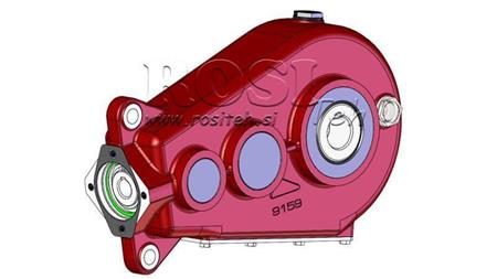VÄXELLÅDA - VÄXELLÅDA RT400 FÖR HYDRAULISK MOTOR MP/MR/MS FÖRHÅLLANDE 35.2:1