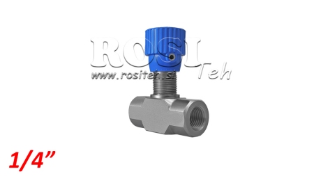 REGULATOR PRZEPŁYWU VRFB - ZAWÓR TŁUMIĄCY 1/4 DWUSTRONNY - 15LIT