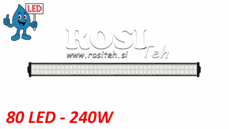 LED PRACOVNÍ SVĚTLO - SVĚTLO 80 LED 240W 12V-24V COMBO 106CM MEGA