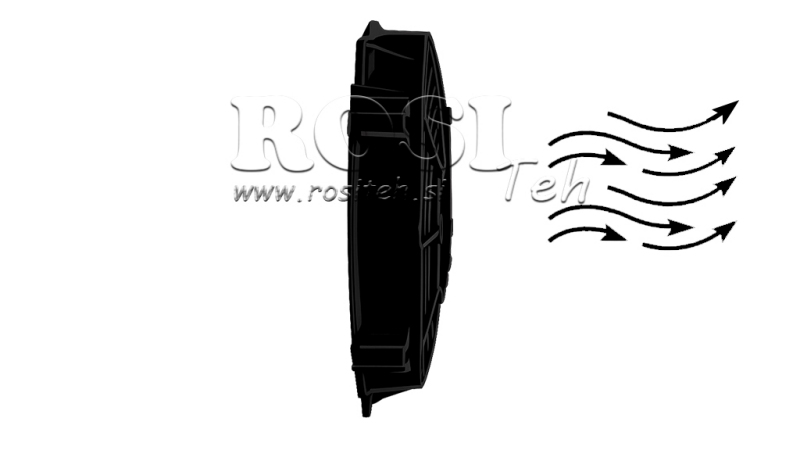 ΑΞΟΝΙΚΟΣ ΑΕΡΑΓΩΓΟΣ 280MM PULL 24V