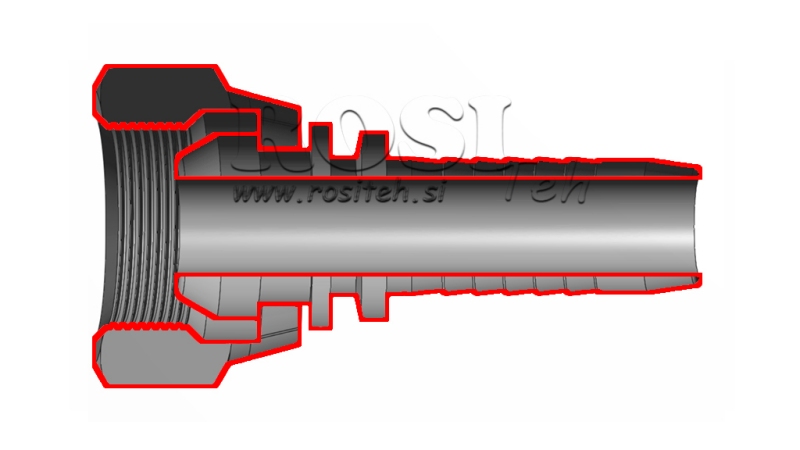 ΥΔΡΑΥΛΙΚΗ ΣΥΝΔΕΣΗ BSP ΘΗΛΥΚΗ DN10-M14X1,5