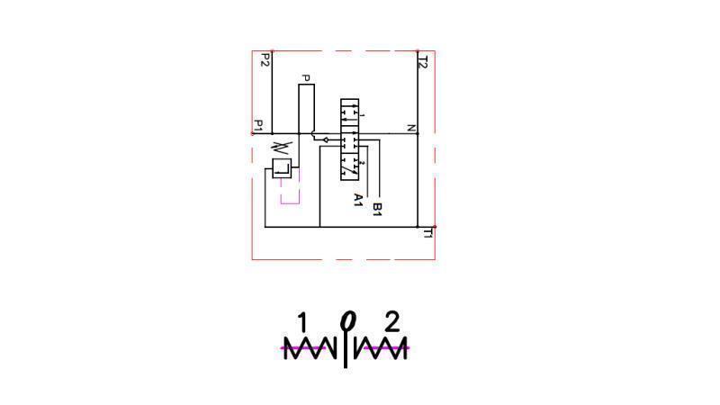 ZAWÓR HYDRAULICZNY 1xP80 JEDNOKIERUNKOWY B1