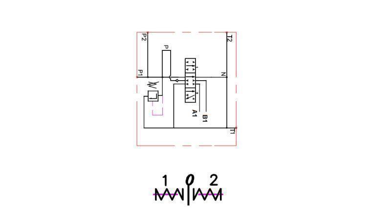 ZAWÓR HYDRAULICZNY 1xP80 JEDNOKIERUNKOWY C1